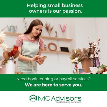 MC Advisors Bookkeeping Services - Bookkeepers Near Me MC Advisors Bookkeeping Services - Bookkeepers Near Me