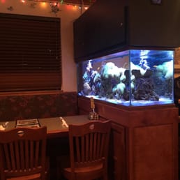 The fish tanks add a nice ambiance. The fish tanks add a nice ambiance.