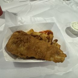 This was the 1/2 Fish and Chips This was the 1/2 Fish and Chips