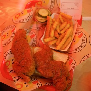Dave's Hot Chicken - Dave's #1 2 Tenders w/ Fries - Chicken Shop Near Me - Savannah, Georgia