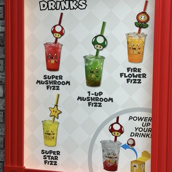 Power Up Cafe - Me I $13 a drink - Themed Cafes Near Me - Universal City, California