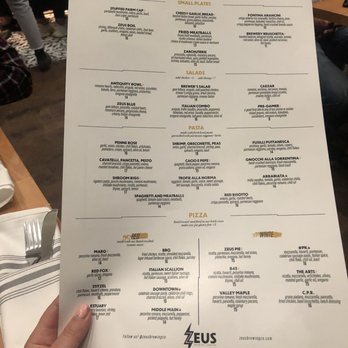 Zeus Brewing Company - Menu - Breweries Near Me - Poughkeepsie, New York
