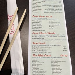 Lunch Special Menu (Available Daily) Lunch Special Menu (Available Daily)
