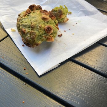 9Bar HNL - Matcha scuffin with white chocolate chips.. - Coffee & Tea Near Me - Honolulu, Hawaii