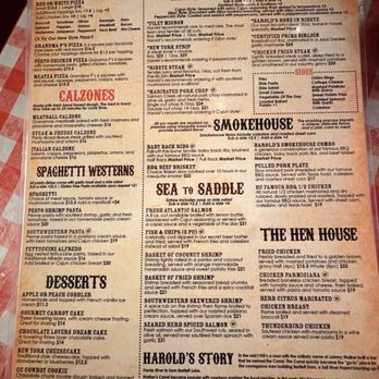 Harold's Corral - Menu on 7/3/26 - Steakhouses Near Me - Cave Creek, Arizona Harold's Corral - Menu on 7/3/26 - Steakhouses Near Me - Cave Creek, Arizona