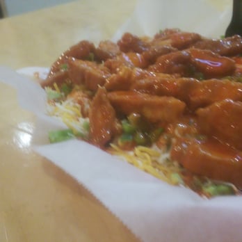 Sup Dogs - Popper tots with honey bbq strips on top. Yeah I'm not going anywhere soon :P - New American Near Me - Chapel Hill, North Carolina Sup Dogs - Popper tots with honey bbq strips on top. Yeah I'm not going anywhere soon :P - New American Near Me - Chapel Hill, North Carolina