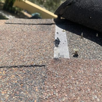 Desert Canyon Roofing - Not properly nailed down. - Roofing Near Me - Glendale, Arizona