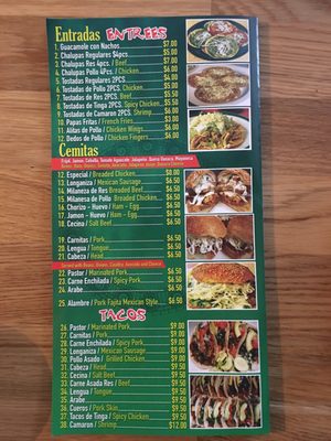 Menu photo 3 Los Primos Roselle, NJ