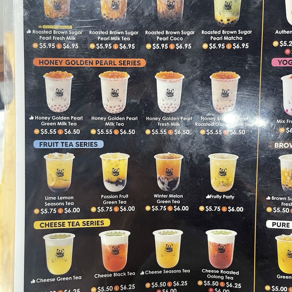 Daboba - Drink menu - Spring 2024 - Bubble Tea Near Me - Everett, Washington Daboba - Drink menu - Spring 2024 - Bubble Tea Near Me - Everett, Washington
