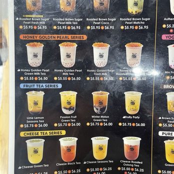 Daboba - Drink menu - Spring 2024 - Bubble Tea Near Me - Everett, Washington