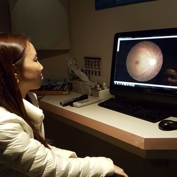 MainPlace Optometry - My breast implant exam (kidding). They mapped out my eye to check it as I read for a living. - Optometrists Near Me - Santa Ana, California MainPlace Optometry - My breast implant exam (kidding). They mapped out my eye to check it as I read for a living. - Optometrists Near Me - Santa Ana, California