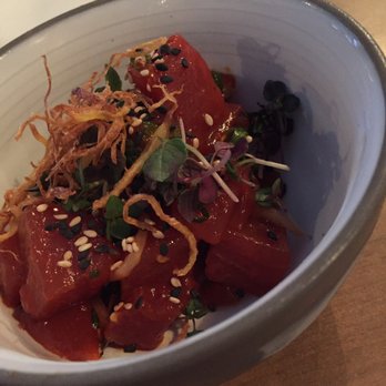 Little Donkey - Tuna Poke - Tapas/Small Plates Near Me - Cambridge, Massachusetts Little Donkey - Tuna Poke - Tapas/Small Plates Near Me - Cambridge, Massachusetts