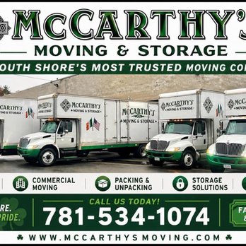 McCarthy's Moving & Storage - Self Storage Near Me - Weymouth, Massachusetts McCarthy's Moving & Storage - Self Storage Near Me - Weymouth, Massachusetts
