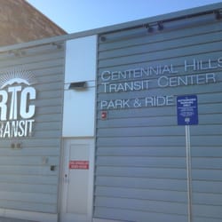 RTC Park & Ride - The side of the building.