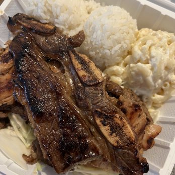 Ohana Island Grill - BBQ Mix Combo Plate (Regular) - Salad Near Me - Columbus, Ohio