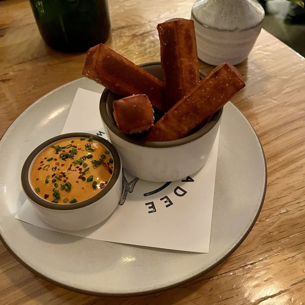 Chickadee - Chickpea fries with spicy aioli dipping sauce - New American Near Me - Boston, Massachusetts Chickadee - Chickpea fries with spicy aioli dipping sauce - New American Near Me - Boston, Massachusetts