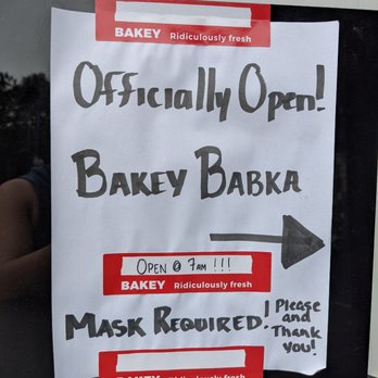 Bakey - Opening sign - Bakeries Near Me - Boston, Massachusetts