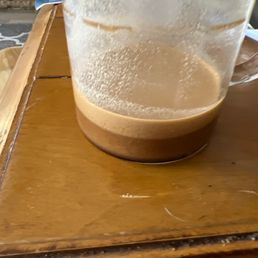 This is what a coffee mug looks like with spoiled half n half. This typically happens 2 weeks after purchasing not 4 days. This is what a coffee mug looks like with spoiled half n half. This typically happens 2 weeks after purchasing not 4 days.