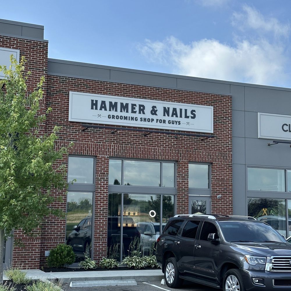 Hammer & Nails - New Albany - Front entrance - Barbers Near Me - Columbus, Ohio Hammer & Nails - New Albany - Front entrance - Barbers Near Me - Columbus, Ohio