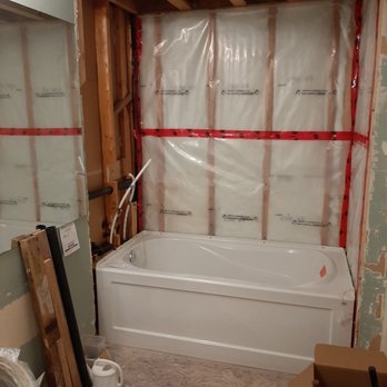 Build Brothers - a bathroom being remodeled - Handyman Near Me Build Brothers - a bathroom being remodeled - Handyman Near Me