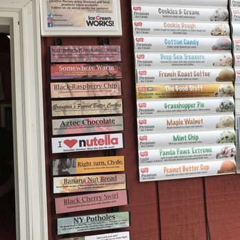 Ice Cream Works - They make their own flavors - Ice Cream & Frozen Yogurt Near Me - Owego, New York