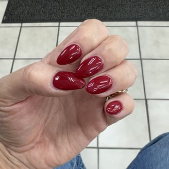 Organic Nails By Yvonne - Rework from Yvonne over a bad set I received elsewhere. Looks really good imo. - Nail Salons Near Me - Houston, Texas