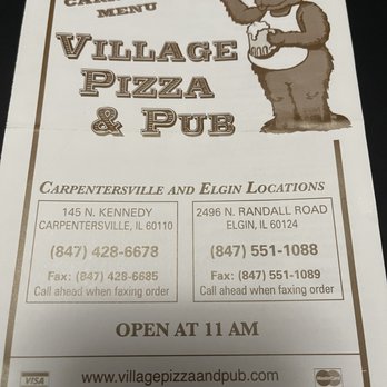Village Pizza & Pub - Pizza Near Me - Elgin, Illinois