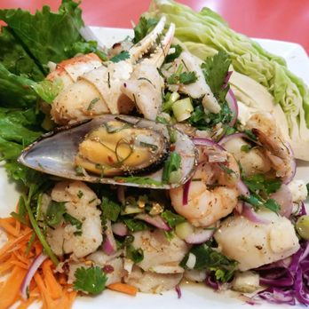 Thai Princess - Larb Seafood $17- with assorted fish, mussels, scallops, crab claws, and shrimp Delicious! 5 stars - Thai Near Me - Garden Grove, California Thai Princess - Larb Seafood $17- with assorted fish, mussels, scallops, crab claws, and shrimp Delicious! 5 stars - Thai Near Me - Garden Grove, California