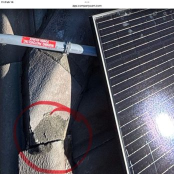 Provision Solar - This is some of the areas that Kekoa said they were going to repair. - Solar Installation Near Me - Hilo, Hawaii