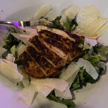 Loft18 - Blackened Chicken Caesar Salad. Healthy enough and more than delicious. - Sports Bars Near Me - Houston, Texas Loft18 - Blackened Chicken Caesar Salad. Healthy enough and more than delicious. - Sports Bars Near Me - Houston, Texas