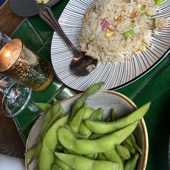Dasha - Edamame with sauce on the side and fried rice - Chinese Near Me - Toronto, Ontario