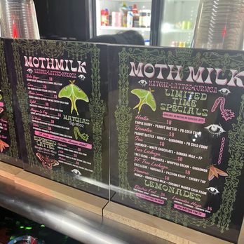 MothMilk - Menu - Coffee & Tea Near Me - San Antonio, Texas