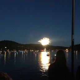 Fireworks from boat Fireworks from boat