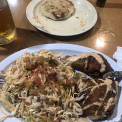 El Pulgarcito Restaurant & Bar - Pupusas, I ordered two but they are a very good size and so good