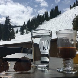 Hot chocolate, draft beer & black moguls. Hot chocolate, draft beer & black moguls.