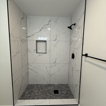FGM Home Renovations - Bathtub to walk in shower - Flooring Near Me - Keller, Texas FGM Home Renovations - Bathtub to walk in shower - Flooring Near Me - Keller, Texas