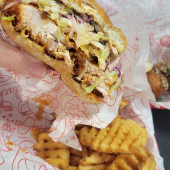 Cluck Kitchen - Chicken sandwich and waffle fries - Chicken Shop Near Me - Redlands, California