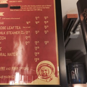 Cosmonaut Coffee - Menu - Coffee & Tea Near Me - Tacoma, Washington