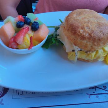 Beach Plum Kitchen - Breakfast biscuit sandwich - New American Near Me - Carlsbad, California Beach Plum Kitchen - Breakfast biscuit sandwich - New American Near Me - Carlsbad, California