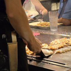 Kabuki Japanese Steak House - The grill was hot.