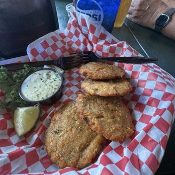 Sandbar Sports Grill - Conch fritters - Sports Bars Near Me - Cocoa Beach, Florida Sandbar Sports Grill - Conch fritters - Sports Bars Near Me - Cocoa Beach, Florida
