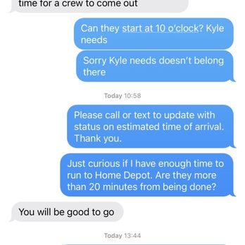 Safe Move - Text message with Trevor - Movers Near Me Safe Move - Text message with Trevor - Movers Near Me