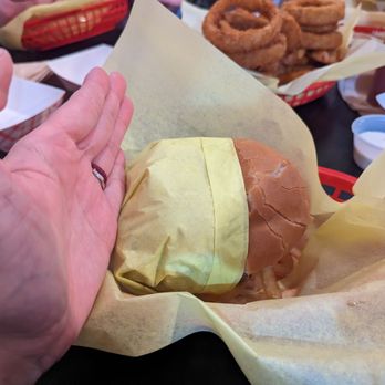Hodad’s - Mini Bacon Cheeseburger - Burgers Near Me - San Diego, California Hodad’s - Mini Bacon Cheeseburger - Burgers Near Me - San Diego, California