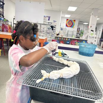The Tie Dye Lab - Banded and ready for dye. - Kids Activities Near Me - Avon, Indiana