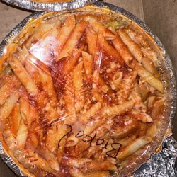 Suppose to be Penne Alla Vodka ( it's red spaghetti sauce )