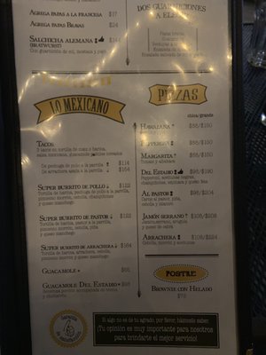 Menu photo 3 El Estadio Cervecería & Restaurant Cancún, ROO Menu photo 3 El Estadio Cervecería & Restaurant Cancún, ROO
