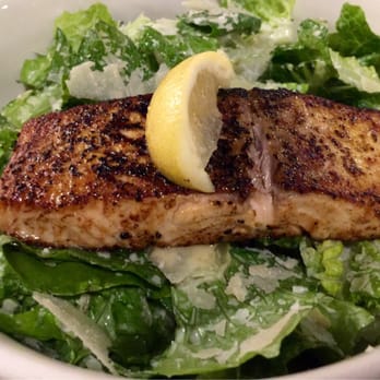 Cotton Patch Cafe - Caesar salad with grilled salmon - Comfort Food Near Me - Greenville, Texas Cotton Patch Cafe - Caesar salad with grilled salmon - Comfort Food Near Me - Greenville, Texas