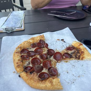 Mighty Mo Brewing - Black Garlic Pepperoni pizza - Breweries Near Me - Great Falls, Montana Mighty Mo Brewing - Black Garlic Pepperoni pizza - Breweries Near Me - Great Falls, Montana