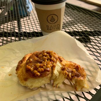 Standard Baking - Walnut morning bun with Costa Rican pour-over from Bard. Heaven!!! - Bakeries Near Me - Portland, Maine