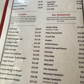 Robert's Frosty - Menu - American Near Me - Coarsegold, California